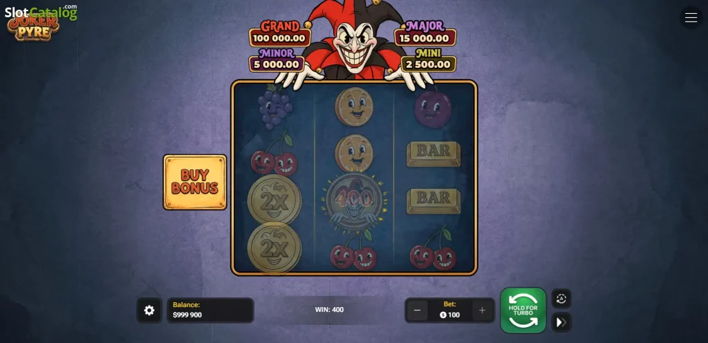 Joker Pyre juego de casino