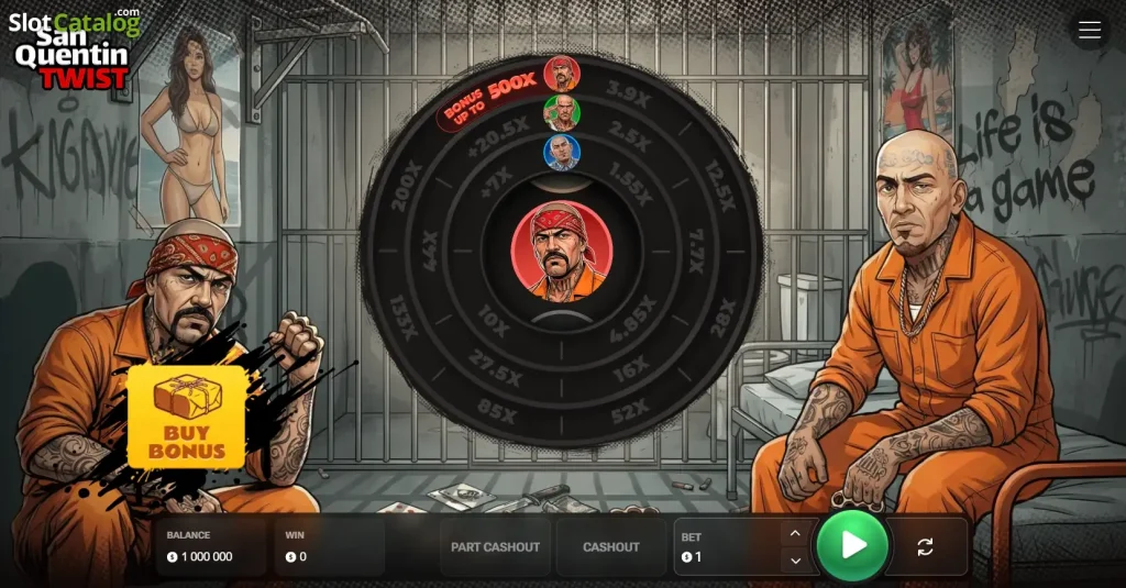 Twist San Quentin juego de casino